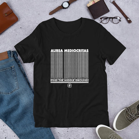 Aurea MEDIOCRITAS tee black edition