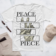 Peace to piece tee white edition